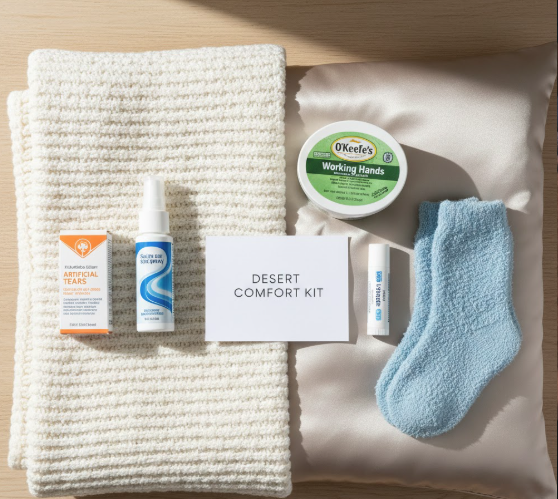Comfort gifts for seniors dry climate skin care.